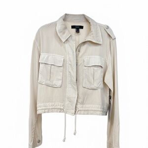 Treasure & Bond Beige Utility Jacket